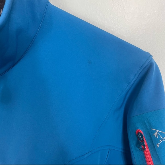 Vintage Arc’teryx Soft shell Jacket Fleece Gorpcore Women Sz Small Blue - Picture 7 of 12